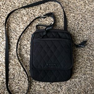 Vera Bradley Black Mini Hipster Crossbody